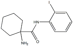 1-amino-N-(2-iodophenyl)cyclohexane-1-carboxamide Struktur