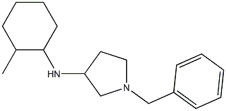 1-benzyl-N-(2-methylcyclohexyl)pyrrolidin-3-amine Struktur