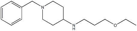 1-benzyl-N-(3-ethoxypropyl)piperidin-4-amine Struktur