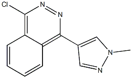 1-chloro-4-(1-methyl-1H-pyrazol-4-yl)phthalazine Struktur