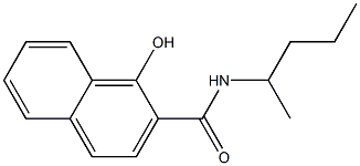 1-hydroxy-N-(pentan-2-yl)naphthalene-2-carboxamide Struktur