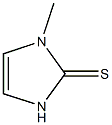 1-methyl-2,3-dihydro-1H-imidazole-2-thione Struktur