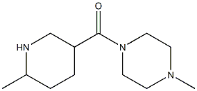 1-methyl-4-[(6-methylpiperidin-3-yl)carbonyl]piperazine Struktur