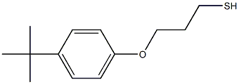 1-tert-butyl-4-(3-sulfanylpropoxy)benzene Struktur