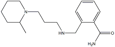 2-({[3-(2-methylpiperidin-1-yl)propyl]amino}methyl)benzamide Struktur