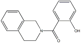 2-(1,2,3,4-tetrahydroisoquinolin-2-ylcarbonyl)phenol Struktur