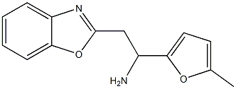 2-(1,3-benzoxazol-2-yl)-1-(5-methylfuran-2-yl)ethan-1-amine Struktur