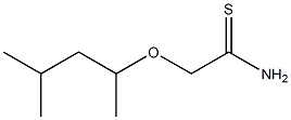 2-(1,3-dimethylbutoxy)ethanethioamide Struktur