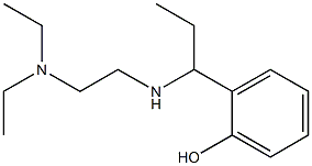 2-(1-{[2-(diethylamino)ethyl]amino}propyl)phenol Struktur