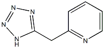 2-(1H-1,2,3,4-tetrazol-5-ylmethyl)pyridine Struktur