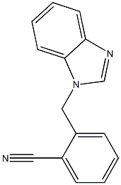 2-(1H-benzimidazol-1-ylmethyl)benzonitrile Struktur