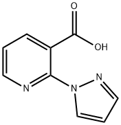 2-(1H-pyrazol-1-yl)pyridine-3-carboxylic acid Struktur