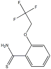 2-(2,2,2-trifluoroethoxy)benzenecarbothioamide Struktur