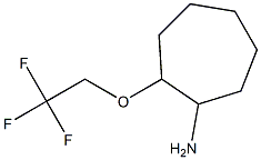 2-(2,2,2-trifluoroethoxy)cycloheptanamine Struktur