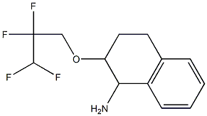 2-(2,2,3,3-tetrafluoropropoxy)-1,2,3,4-tetrahydronaphthalen-1-amine Struktur