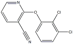 2-(2,3-dichlorophenoxy)nicotinonitrile Struktur