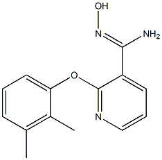 2-(2,3-dimethylphenoxy)-N'-hydroxypyridine-3-carboximidamide Struktur