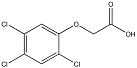 2-(2,4,5-trichlorophenoxy)acetic acid Struktur