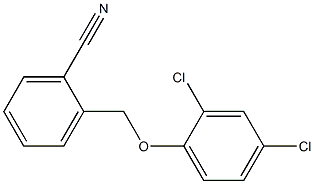 2-(2,4-dichlorophenoxymethyl)benzonitrile Struktur