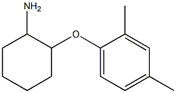 2-(2,4-dimethylphenoxy)cyclohexan-1-amine Struktur