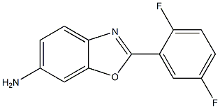 2-(2,5-difluorophenyl)-1,3-benzoxazol-6-amine Struktur