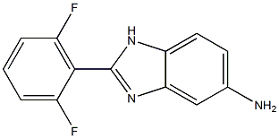 2-(2,6-difluorophenyl)-1H-benzimidazol-5-amine Struktur