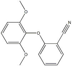 2-(2,6-dimethoxyphenoxy)benzonitrile Struktur