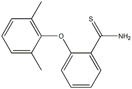 2-(2,6-dimethylphenoxy)benzene-1-carbothioamide Struktur