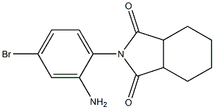 2-(2-amino-4-bromophenyl)-octahydro-1H-isoindole-1,3-dione Struktur