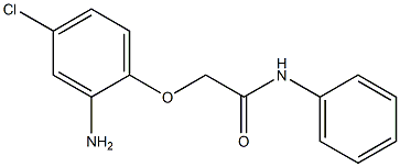 2-(2-amino-4-chlorophenoxy)-N-phenylacetamide Struktur