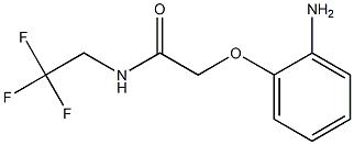 2-(2-aminophenoxy)-N-(2,2,2-trifluoroethyl)acetamide Struktur