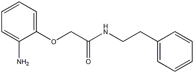 2-(2-aminophenoxy)-N-(2-phenylethyl)acetamide Struktur