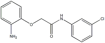 2-(2-aminophenoxy)-N-(3-chlorophenyl)acetamide Struktur