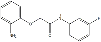 2-(2-aminophenoxy)-N-(3-fluorophenyl)acetamide Struktur