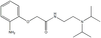 2-(2-aminophenoxy)-N-{2-[bis(propan-2-yl)amino]ethyl}acetamide Struktur