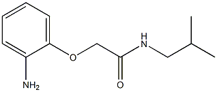 2-(2-aminophenoxy)-N-isobutylacetamide Struktur