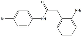 2-(2-aminophenyl)-N-(4-bromophenyl)acetamide Struktur