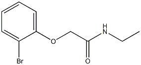 2-(2-bromophenoxy)-N-ethylacetamide Struktur