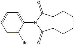 2-(2-bromophenyl)hexahydro-1H-isoindole-1,3(2H)-dione Struktur