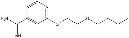 2-(2-butoxyethoxy)pyridine-4-carboximidamide Struktur