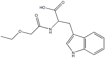 2-(2-ethoxyacetamido)-3-(1H-indol-3-yl)propanoic acid Struktur