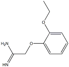 2-(2-ethoxyphenoxy)ethanimidamide Struktur