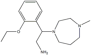 2-(2-ethoxyphenyl)-2-(4-methyl-1,4-diazepan-1-yl)ethan-1-amine Struktur