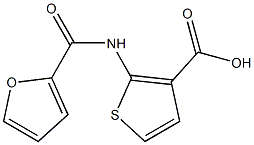 2-(2-furoylamino)thiophene-3-carboxylic acid Struktur