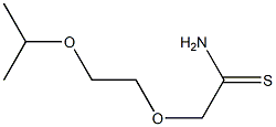 2-(2-isopropoxyethoxy)ethanethioamide Struktur