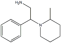 2-(2-methylpiperidin-1-yl)-2-phenylethan-1-amine Struktur