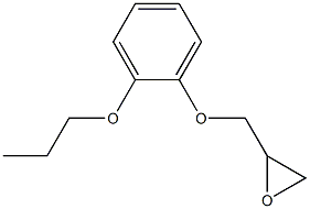 2-(2-propoxyphenoxymethyl)oxirane Struktur