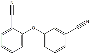 2-(3-cyanophenoxy)benzonitrile Struktur