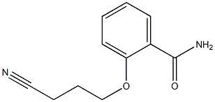 2-(3-cyanopropoxy)benzamide Struktur