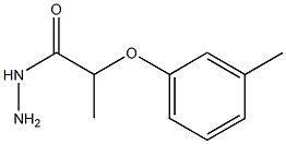 2-(3-methylphenoxy)propanehydrazide Struktur